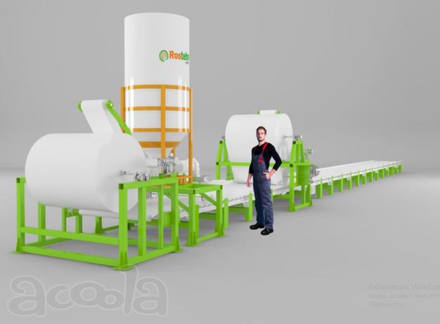Линия производства гипсокартона ROSTEHNO DRYWALL APL-200