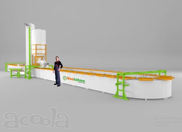 Линия производства гипсовых 3D панелей