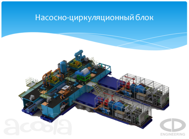 Насосно-циркуляционный блок буровых установок