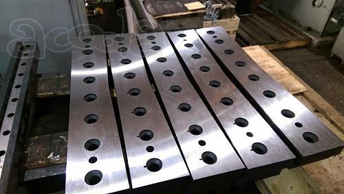 Купить ножи для дробилок в Москве. Быстро и недорого изготовим ножи для дробилок, шредеров, агломераторов. Ножи гильотинные в наличии 510х60х20